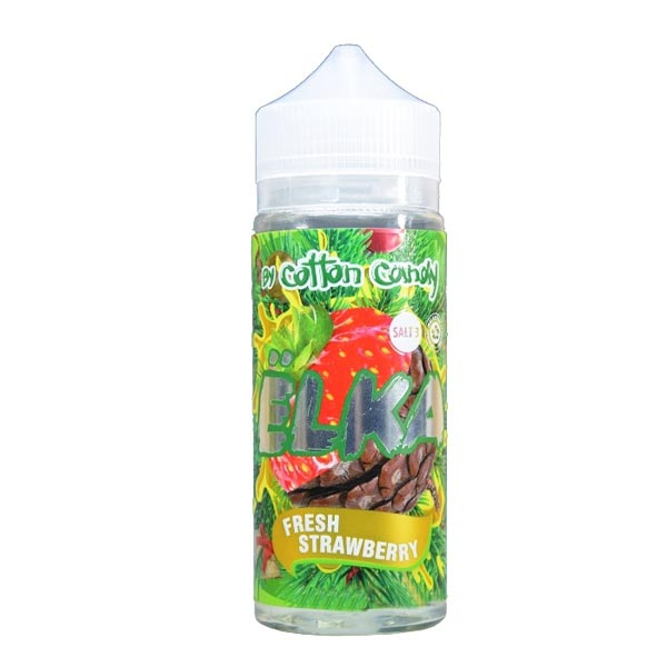 Жидкость Cotton Candy ЁLKA FRESH STRAWBERRY (Хвоя С Мятой И Клубникой) (120 мл, 0 мг/мл) в Санкт-Петербурге