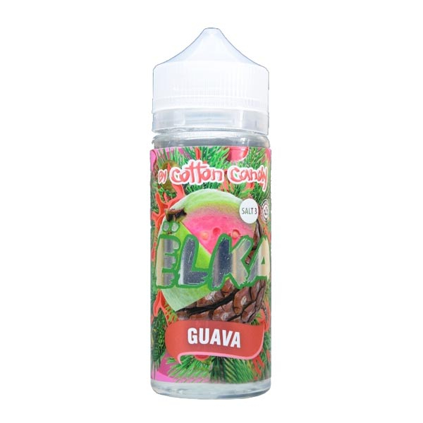 Жидкость Cotton Candy ЁLKA GUAVA (Хвоя С Мятой И Гуавой) (120 мл, 0 мг/мл) в Санкт-Петербурге