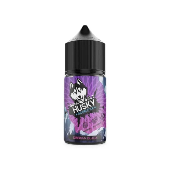 Жидкость Husky salt Double ice Siberian Black (Малина ежевика мята) (30 мл, 20 мг/мл) в Санкт-Петербурге