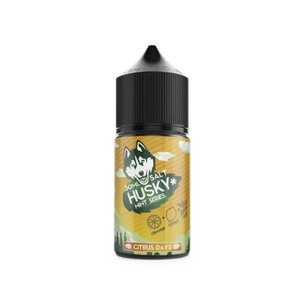 Жидкость Husky salt Mint series Citrus Days (Мороженное апельсин мята) (30 мл, 20 мг/мл) в Санкт-Петербурге