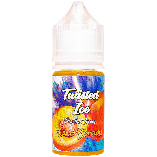 Жидкость Twisted Ice Salt Peach&Cream (Персиково Сливочный Щербет) (30 мл, 20 мг/мл) в Санкт-Петербурге
