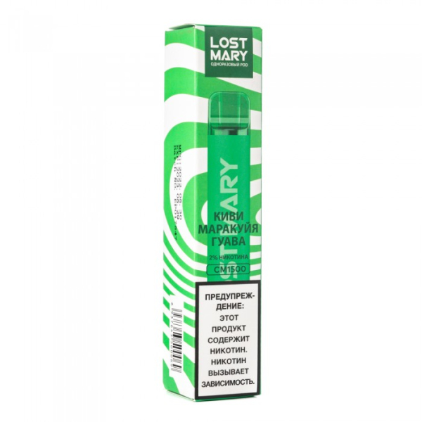 Lost Mary Kiwi Passion Fruit Guava Киви Маракуйя Гуава, 1500 тяг в Санкт-Петербурге