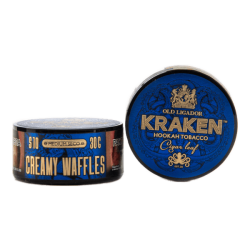 Табак Kraken Medium Seco Creamy Waffles (Сливочные вафли) 30 гр