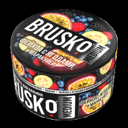 Смесь Brusko Фейхоа С Ягодами И Маракуйей (Medium)  250 гр