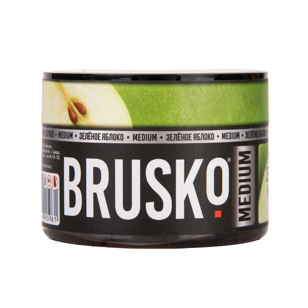Бестабачная смесь Brusko Зелёное Яблоко 50 грамм в Санкт-Петербурге