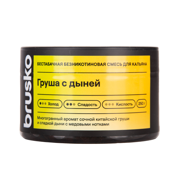 Бестабачная смесь Brusko Груша С   Дыней 250 грамм в Санкт-Петербурге