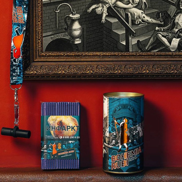 Табак Satyr Bohemia Rubi 100 грамм в Санкт-Петербурге