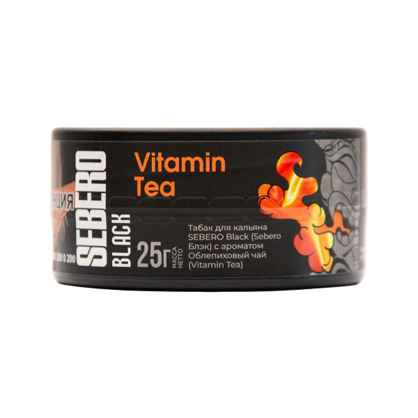 Табак Sebero Black Black Vitamin Tea 25 грамм в Санкт-Петербурге