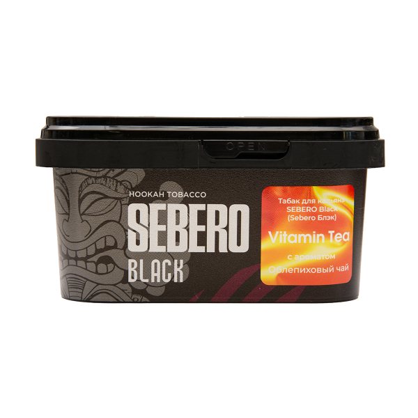 Табак Sebero Black Vitamin Tea Облепиховый Чай 200 грамм в Санкт-Петербурге
