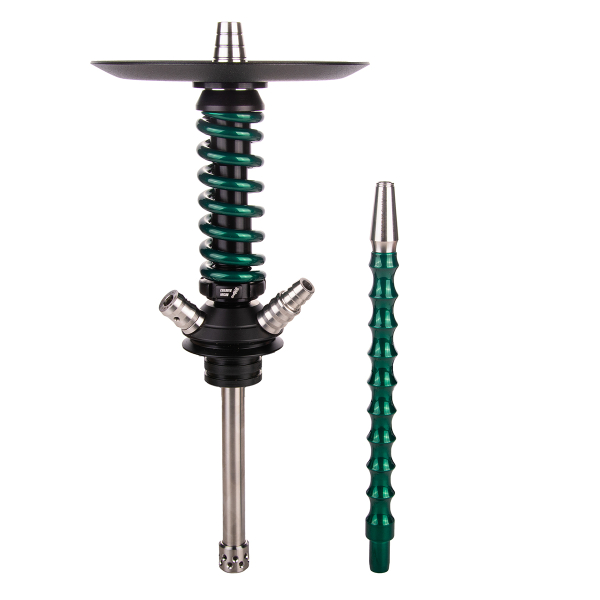 Кальян Mamay Customs Coilover Micro  Чёрный Зелёный Лак в Санкт-Петербурге