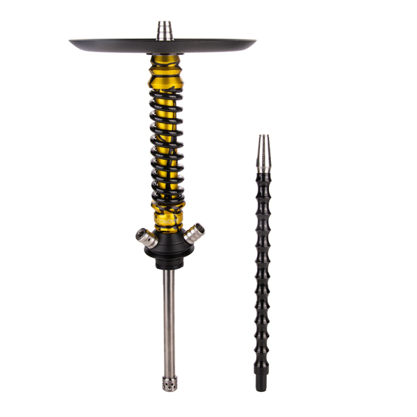 Кальян Mamay Customs Coilover Mini  Золотой Сплеш Чёрный в Санкт-Петербурге