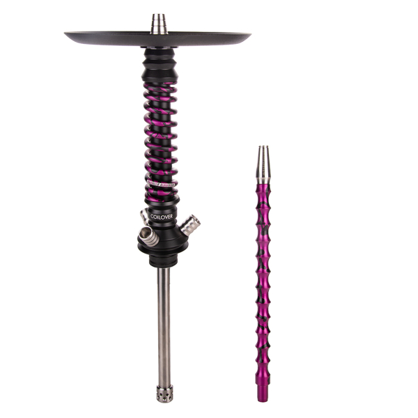 Кальян Mamay Customs Coilover Mini  Чёрный Пурпурный Сплеш в Санкт-Петербурге