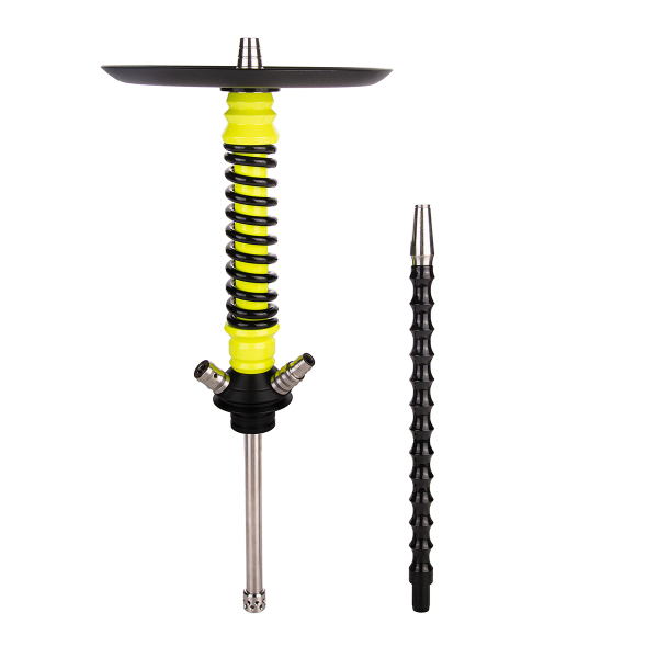 Кальян Mamay Customs Coilover Mini  Жёлтый Флюр Чёрный в Санкт-Петербурге