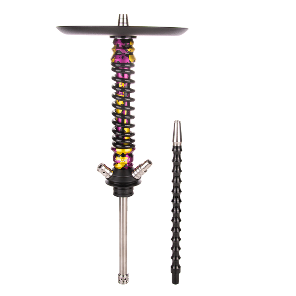 Кальян Mamay Customs Coilover Mini   Пурпурный/золотой Камуфляж Чёрный в Санкт-Петербурге