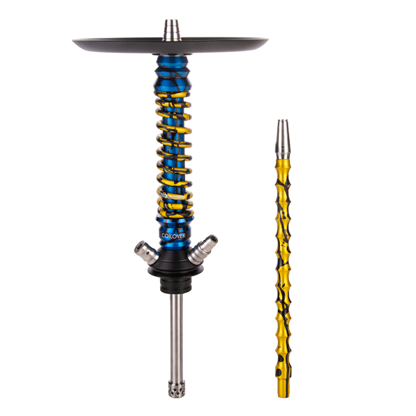 Кальян Mamay Customs Coilover Mini   Синий Сплеш Золотой Сплеш в Санкт-Петербурге