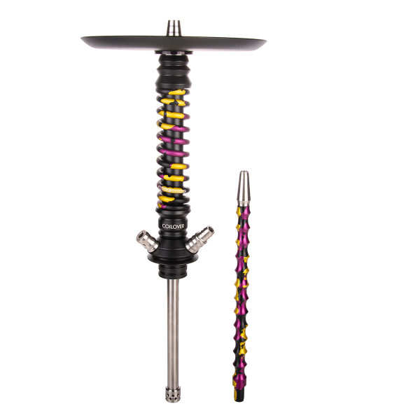 Кальян Mamay Customs Coilover Mini   Чёрный Пурпурный/золотой Камуфляж в Санкт-Петербурге