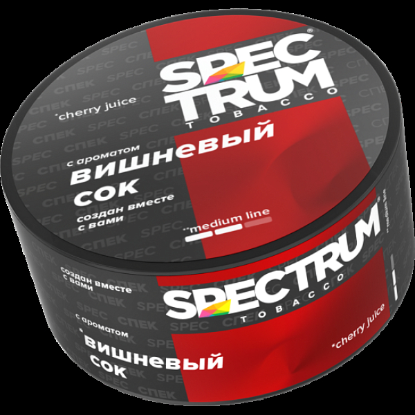 Табак Spectrum Medium Line Cherry Juice 25 грамм в Санкт-Петербурге