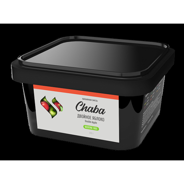 Безникотиновая смесь Chaba Double Apple Двойное Яблоко 200 грамм в Санкт-Петербурге
