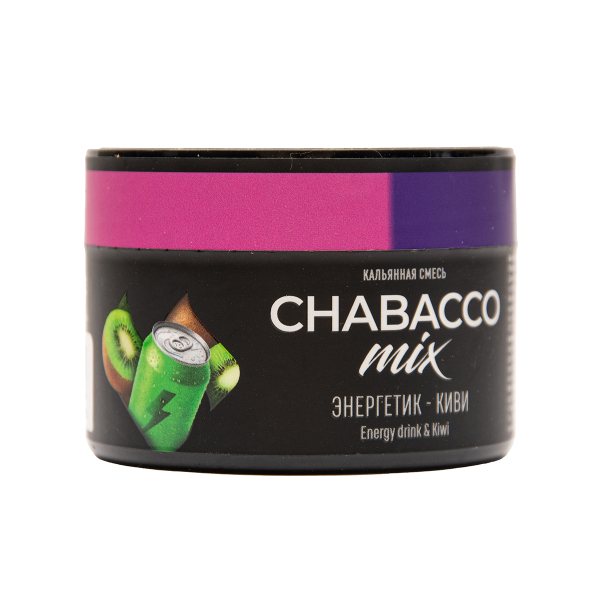 Бестабачная смесь Chabacco Medium Mix Energy Drink & Kiwi 40 грамм в Санкт-Петербурге