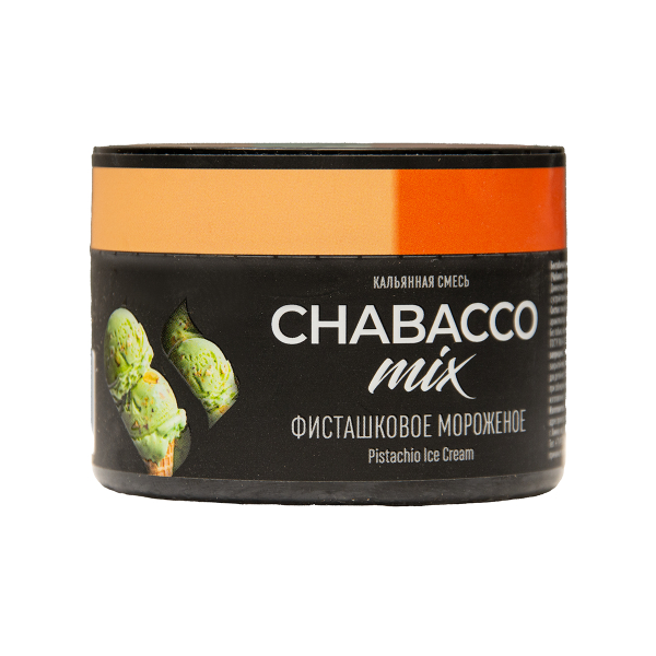 Бестабачная смесь Chabacco Mix Medium Pistachio Ice Cream 50 грамм в Санкт-Петербурге