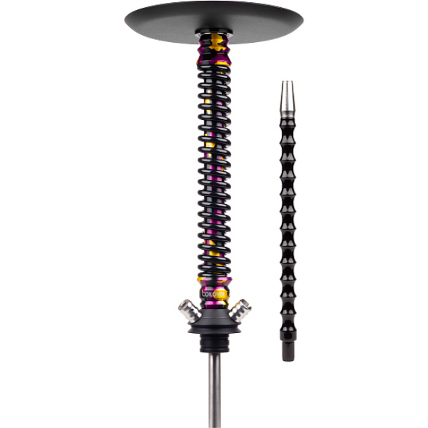 Кальян Mamay Customs Coilover Big Anod Special Purple Gold Camo Черный Глянец в Санкт-Петербурге