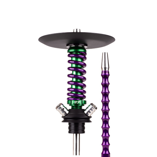 Кальян Mamay Customs Coilovers Micro Anod Green Фиолетовый Лак в Санкт-Петербурге
