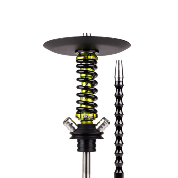 Кальян Mamay Customs Coilovers Micro Anod Oliva Splash Черный Глянец в Санкт-Петербурге