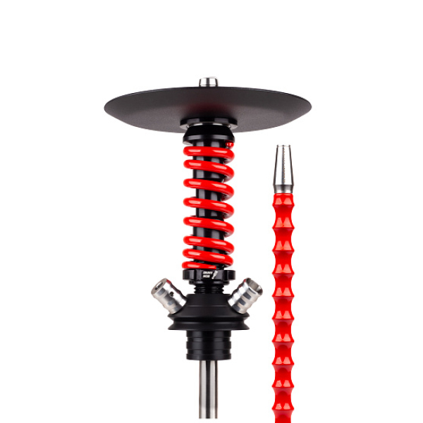 Кальян Mamay Customs Coilovers Micro Anod Черный Красный Глянец в Санкт-Петербурге