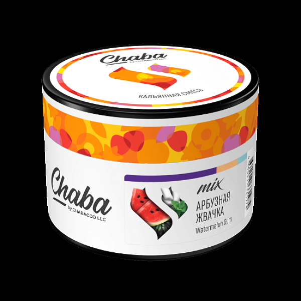 Бестабачная смесь Безникотиновая Chaba Mix Watermelon Gum Арбузная Жвачка 40 грамм в Санкт-Петербурге