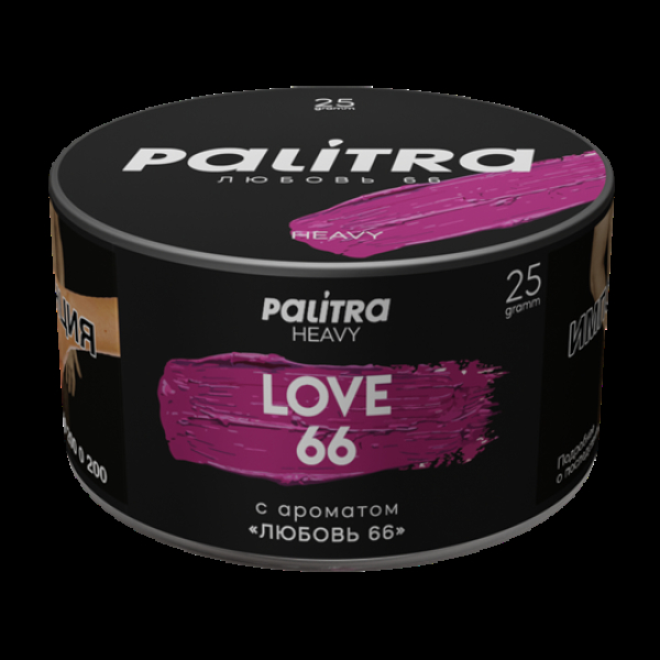 Табак Palitra Heavy Любовь 66 Love 66 25 грамм в Санкт-Петербурге
